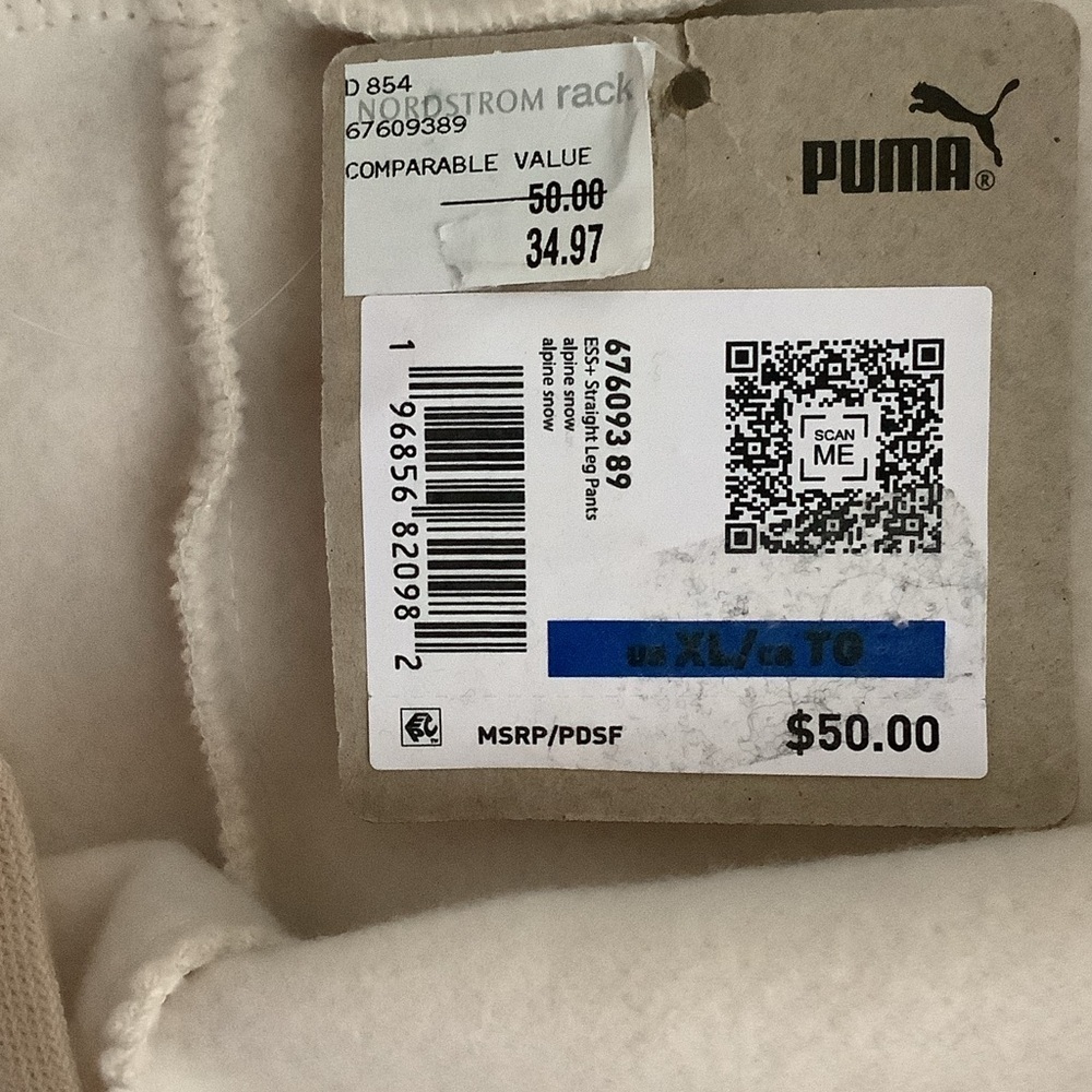 Puma Alpine Straight Leg Pants XL New - Picture 6 of 9